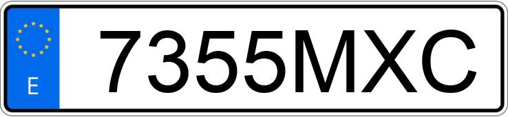 Numer rejestracyjny 7355MXC posiada MERCEDES EQA (243)