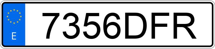 Numer rejestracyjny 7356DFR posiada CITROEN C3