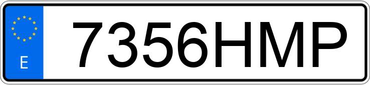 Numer rejestracyjny 7356HMP posiada AUDI A4