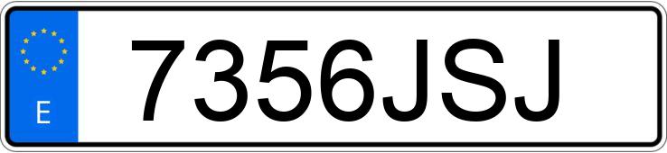 Numer rejestracyjny 7356JSJ posiada SEAT IBIZA