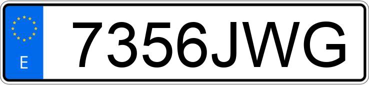 Numer rejestracyjny 7356JWG posiada MERCEDES A (176)