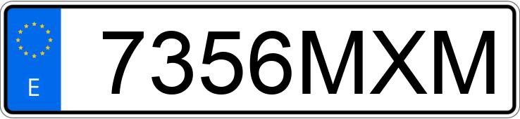 Numer rejestracyjny 7356MXM posiada SEAT LEON