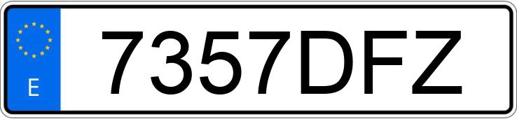 Numer rejestracyjny 7357DFZ posiada AUDI A4
