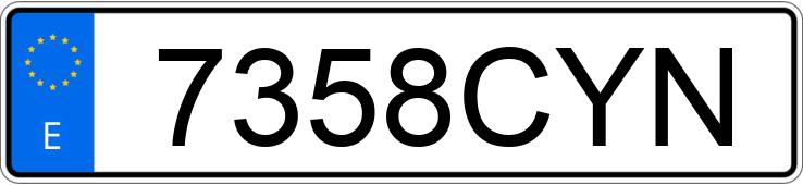 Numer rejestracyjny 7358CYN posiada CITROEN JUMPER