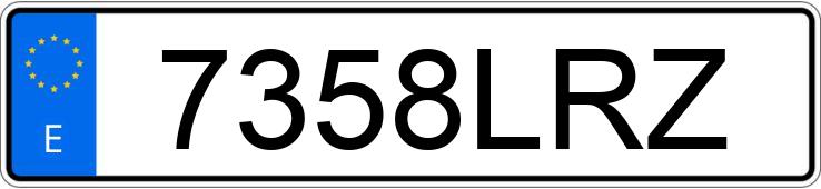 Numer rejestracyjny 7358LRZ posiada IVECO STRALIS