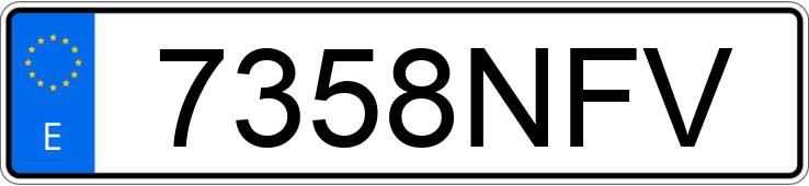 Numer rejestracyjny 7358NFV posiada BMW SERIE 4