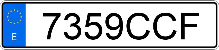 Numer rejestracyjny 7359CCF posiada CITROEN XSARA Numer rejestracyjny 7359CCF posiada CITROEN XSARA