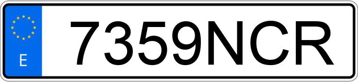 Numer rejestracyjny 7359NCR posiada MG MG4 Numer rejestracyjny 7359NCR posiada MG MG4