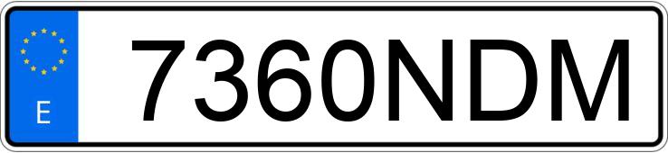 Numer rejestracyjny 7360NDM posiada YAMAHA TRACER Numer rejestracyjny 7360NDM posiada YAMAHA TRACER