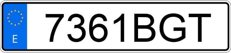 Numer rejestracyjny 7361BGT posiada MERCEDES A (168-169) Numer rejestracyjny 7361BGT posiada MERCEDES A (168-169)