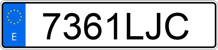 Numer rejestracyjny 7361LJC posiada SEAT ATECA