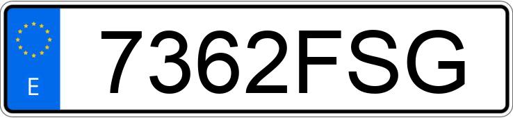 Numer rejestracyjny 7362FSG posiada CITROEN C4