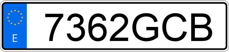 Numer rejestracyjny 7362GCB posiada BMW SERIE 5