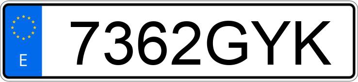 Numer rejestracyjny 7362GYK posiada BMW SERIE 3 Numer rejestracyjny 7362GYK posiada BMW SERIE 3