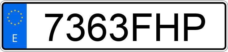 Numer rejestracyjny 7363FHP posiada SCANIA 124