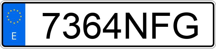 Numer rejestracyjny 7364NFG posiada MERCEDES GLA (247)