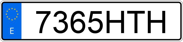 Numer rejestracyjny 7365HTH posiada FORD C-MAX