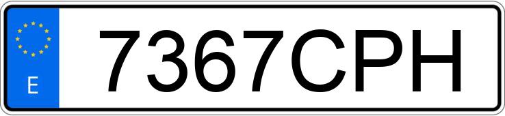 Il numero di registrazione 7367CPH ha CITROEN C2 1.4 SX