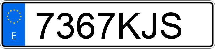 Numer rejestracyjny 7367KJS posiada SUBARU WRX STI