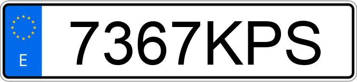 Numer rejestracyjny 7367KPS posiada TOYOTA PROACE VERSO