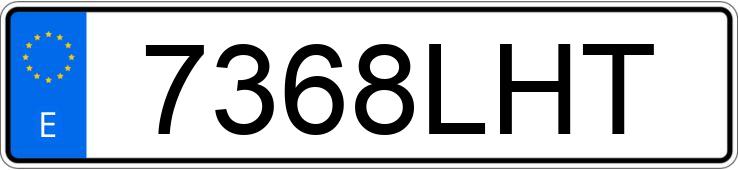 Numer rejestracyjny 7368LHT posiada BMW SERIE 5 Numer rejestracyjny 7368LHT posiada BMW SERIE 5