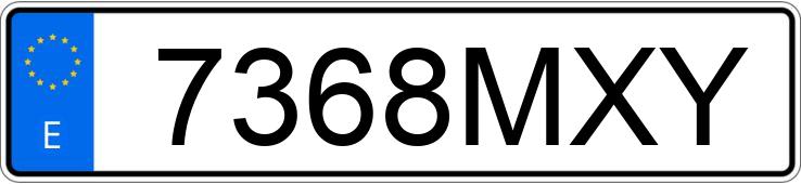 Numer rejestracyjny 7368MXY posiada DACIA DUSTER