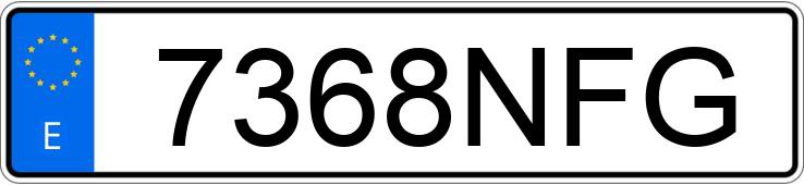 Numer rejestracyjny 7368NFG posiada PEUGEOT 208
