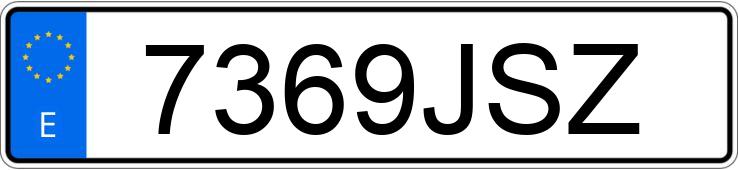 Numer rejestracyjny 7369JSZ posiada VOLKSWAGEN AMAROK