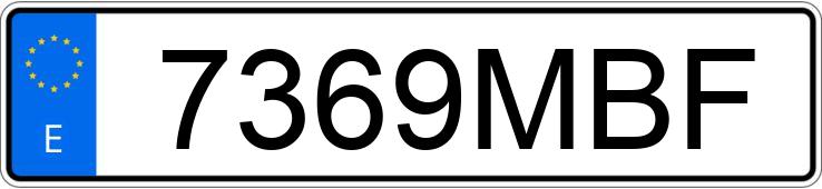 Numer rejestracyjny 7369MBF posiada MERCEDES GLB (247)