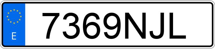 Numer rejestracyjny 7369NJL posiada BMW R 1300