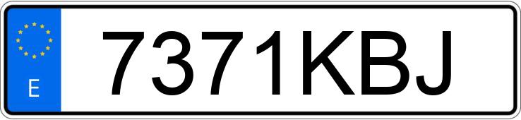 Numer rejestracyjny 7371KBJ posiada PEUGEOT 308