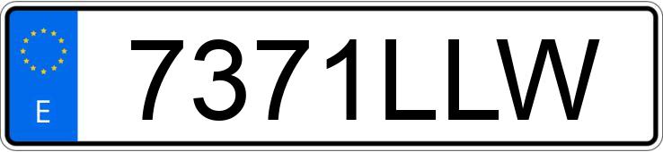 Numer rejestracyjny 7371LLW posiada FIAT TIPO 1.3 MJET II 95 LOUNGE