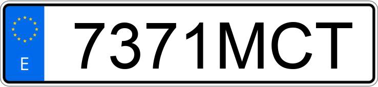 Numer rejestracyjny 7371MCT posiada MERCEDES CLA (118)