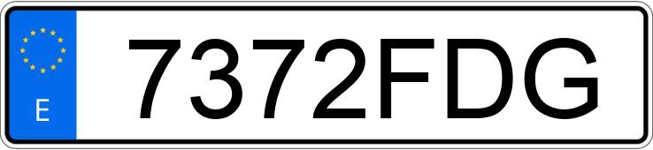 Numer rejestracyjny 7372FDG posiada BMW X3 E83 2.0 D