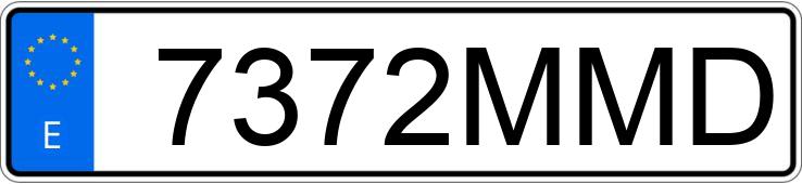 Numer rejestracyjny 7372MMD posiada CITROEN C4
