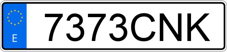 Numer rejestracyjny 7373CNK posiada VOLKSWAGEN POLO Numer rejestracyjny 7373CNK posiada VOLKSWAGEN POLO