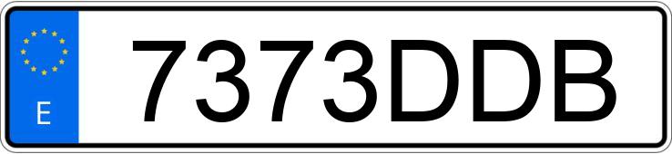 Numer rejestracyjny 7373DDB posiada FORD FOCUS