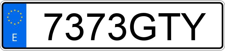 Numer rejestracyjny 7373GTY posiada HYUNDAI I30