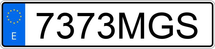 Numer rejestracyjny 7373MGS posiada TOYOTA COROLLA Numer rejestracyjny 7373MGS posiada TOYOTA COROLLA