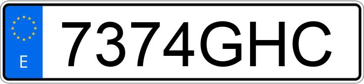 Numer rejestracyjny 7374GHC posiada SAAB 9-3 Numer rejestracyjny 7374GHC posiada SAAB 9-3