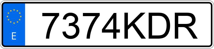 Numer rejestracyjny 7374KDR posiada FIAT DUCATO Numer rejestracyjny 7374KDR posiada FIAT DUCATO