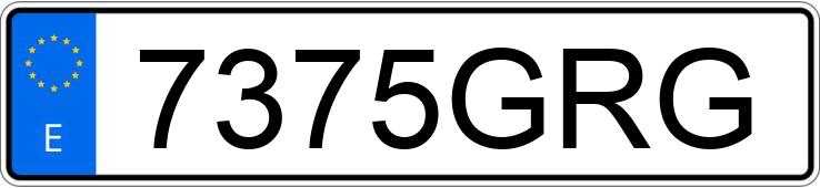 Numer rejestracyjny 7375GRG posiada TRIUMPH STREET TRIPLE