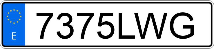 Numer rejestracyjny 7375LWG posiada VOLKSWAGEN SHARAN Numer rejestracyjny 7375LWG posiada VOLKSWAGEN SHARAN