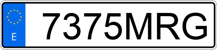 Numer rejestracyjny 7375MRG posiada HONDA MONKEY