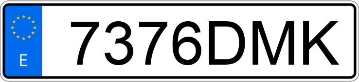 Numer rejestracyjny 7376DMK posiada RENAULT CLIO