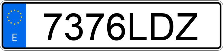 Numer rejestracyjny 7376LDZ posiada FORD MUSTANG 5.0 V8 GT 441 Numer rejestracyjny 7376LDZ posiada FORD MUSTANG 5.0 V8 GT 441