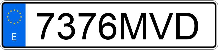 Numer rejestracyjny 7376MVD posiada RENAULT RAFALE Numer rejestracyjny 7376MVD posiada RENAULT RAFALE