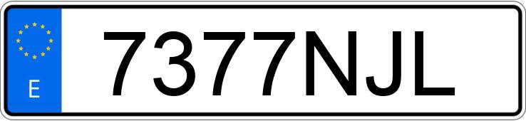 Numer rejestracyjny 7377NJL posiada DACIA SANDERO