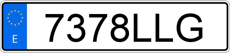 Numer rejestracyjny 7378LLG posiada MAZDA CX-30