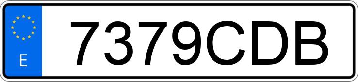 Numer rejestracyjny 7379CDB posiada AUDI A4